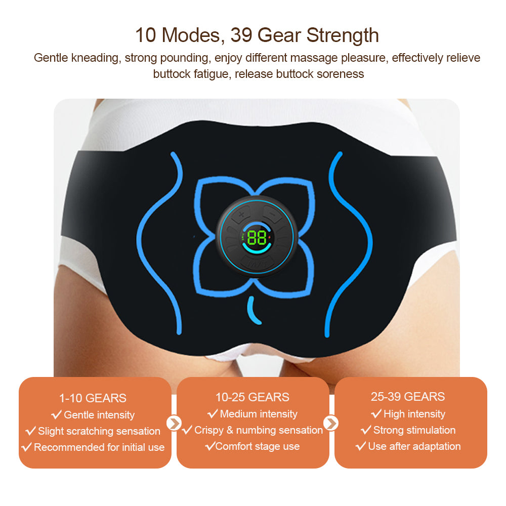 Vibrolax Wireless EMS Hip Trainer & Glute Stimulator – Adjustable Muscle Toning & Massage Pad